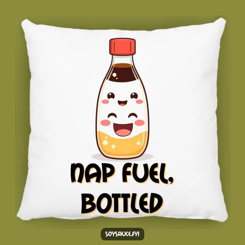Funny Kawaii Soy Sauce Pillow: Comfy Cuddles with Maximum Cheer
