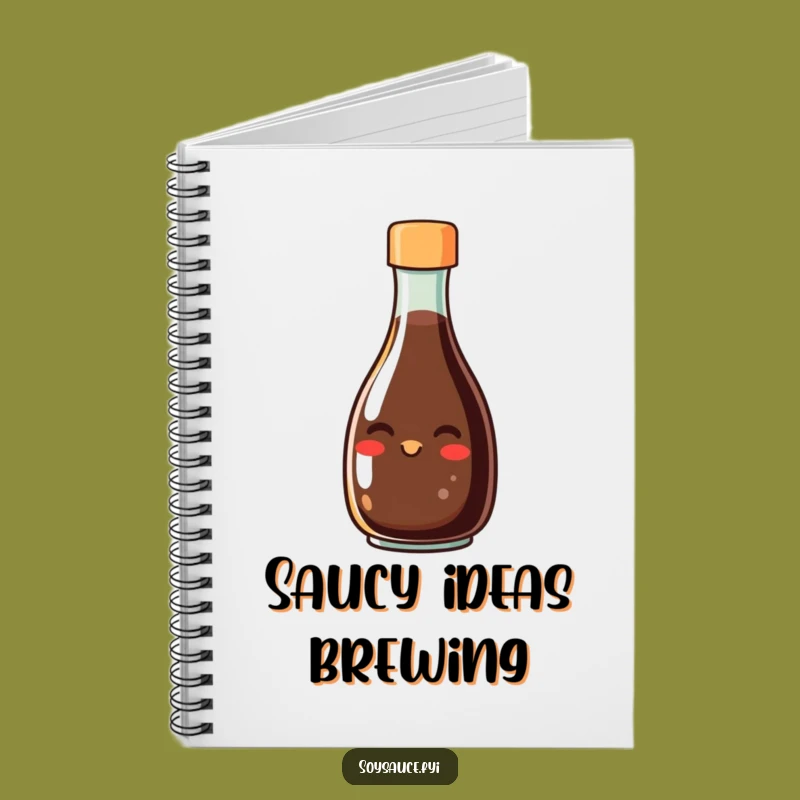Funny Soy Sauce Notebook: Jot Down Flavorful Ideas, Creative Gift
