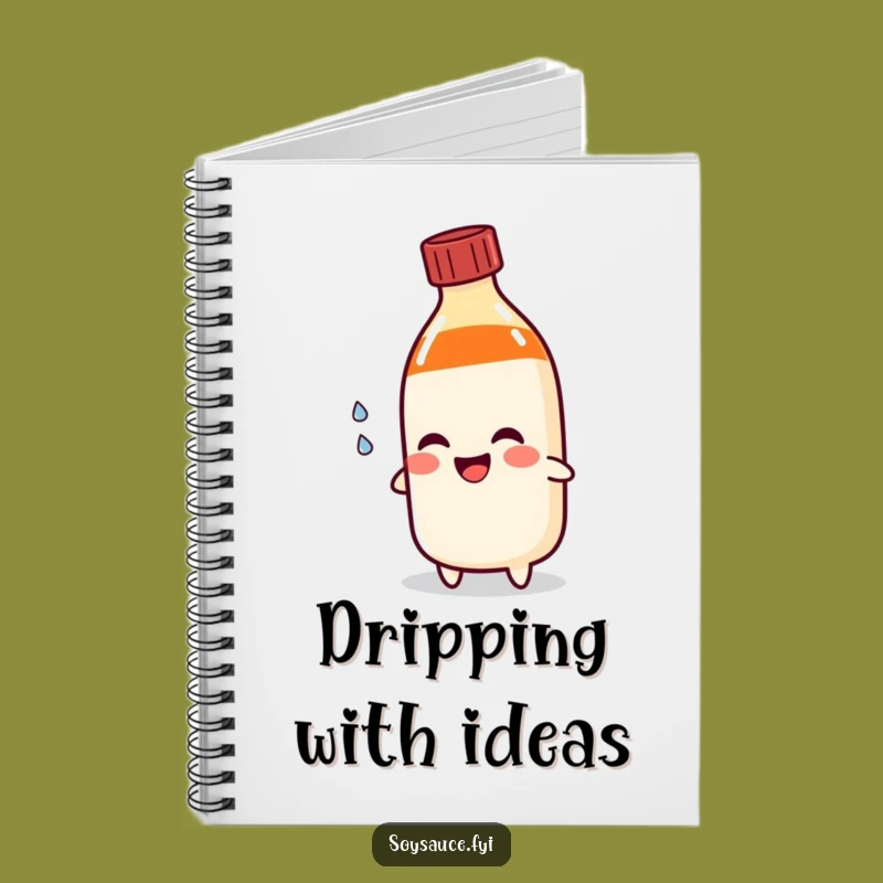 Funny Soy Sauce Tear Notebook - Jot Down Emotional Thoughts Humorously