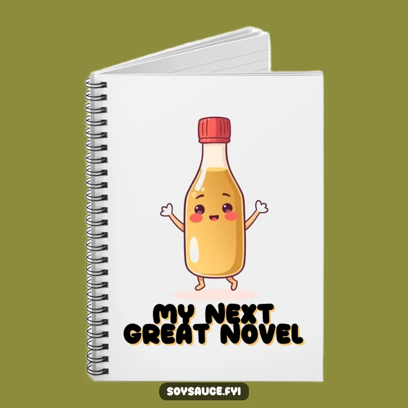Funny Dancing Soy Sauce Notebook: Journal for Cheerful Notes Gift