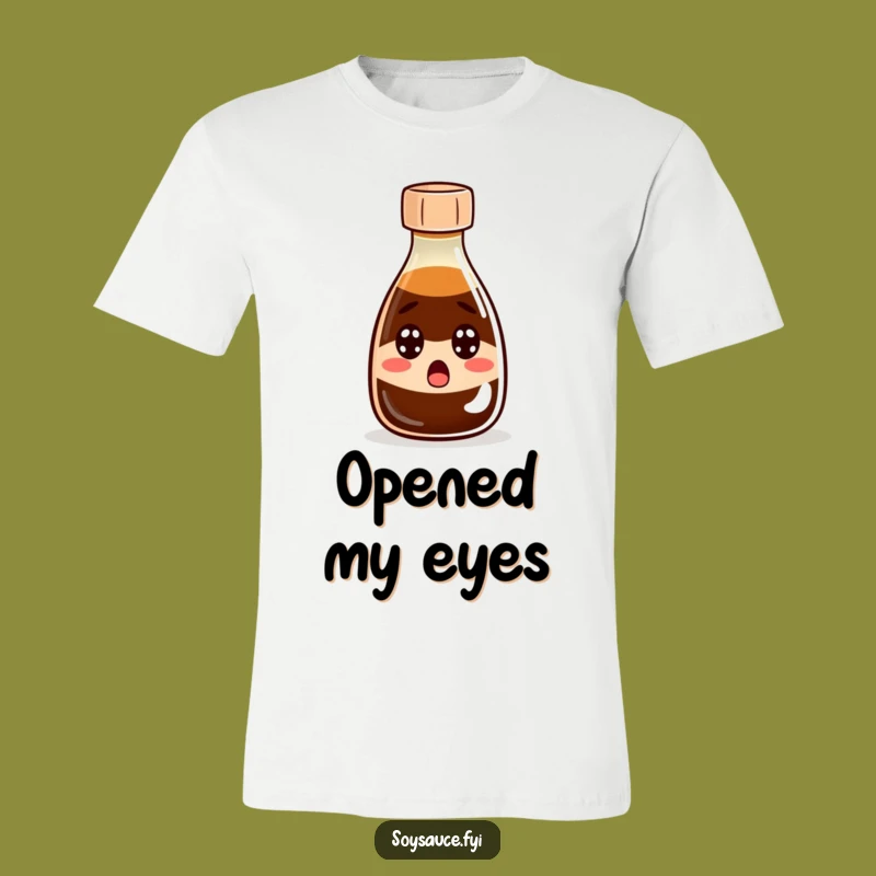 Funny Surprised Soy Sauce T-Shirt: Wear Your Shocking Style!