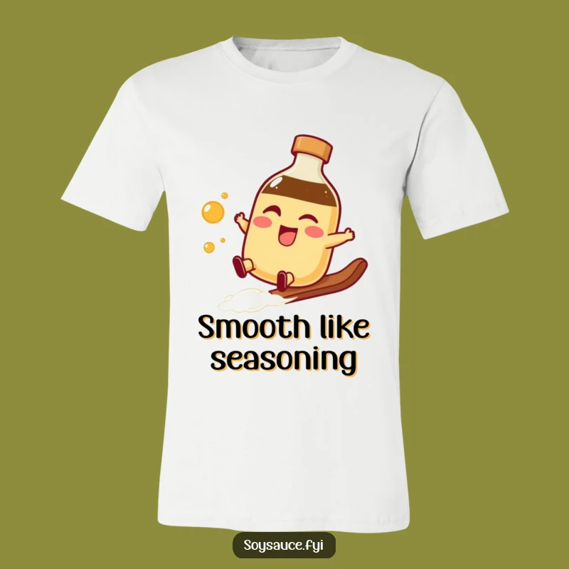 Funny Winking Soy Sauce Slide T-Shirt - Look Cool While You Chill Out