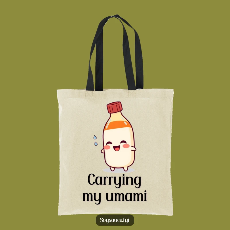 Funny Soy Sauce Tear Tote Bag - Carry Your Giggles and Essentials